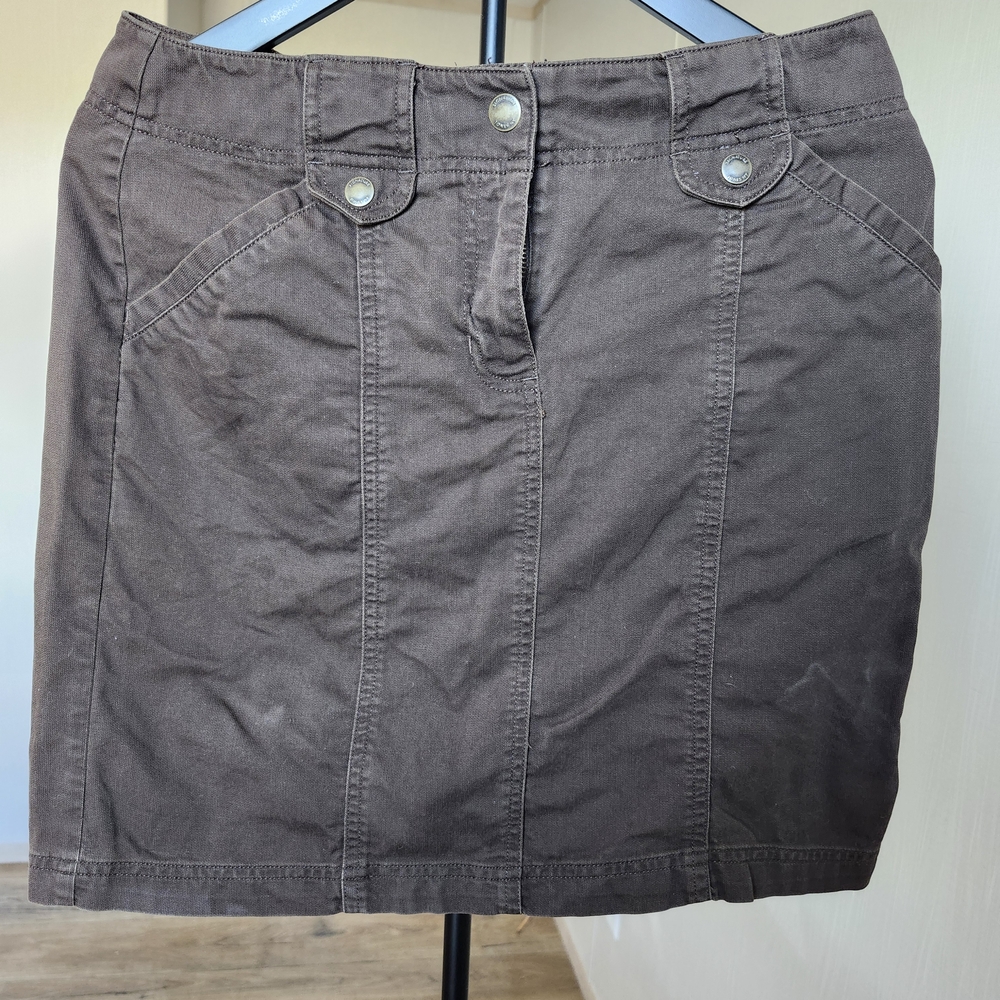 Jones New York Dark Brown Pencil Skirt